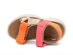 Bisgaard sandal Nico pink  til børn i str 27 til 34- orange og pink